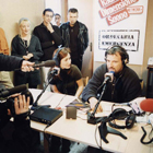 novembre 2000 - Luca conduce un programma in esterna per RDS