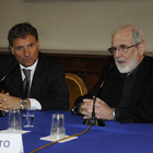 18 maggio 2010 - Senato della Repubblica - Roma - Luca con il maestro Michelangelo Pistoletto